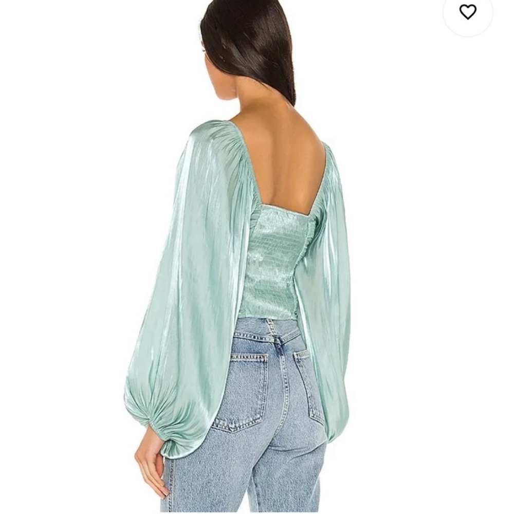 Line & dot Peyton satin blouse size xs - Picture 4 of 11